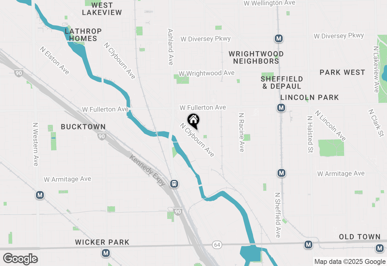 Map of 2239 N Clybourn Avenue #2, Chicago, IL 60614