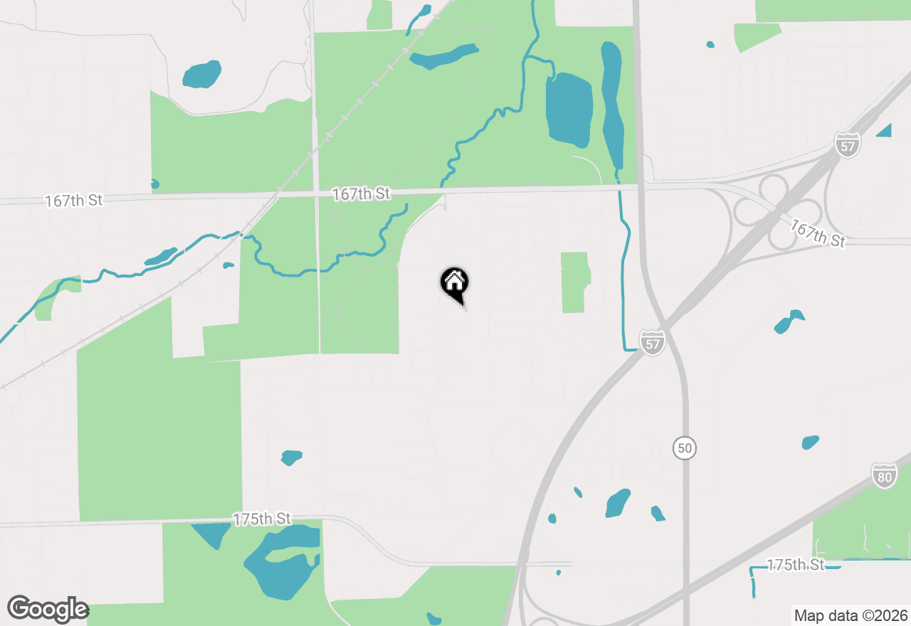 Map of 5245 170th Street, Oak Forest, IL 60452