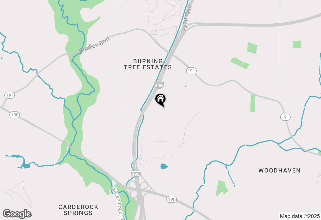 Map of 7440 Arrowood Road, Bethesda, MD 20817