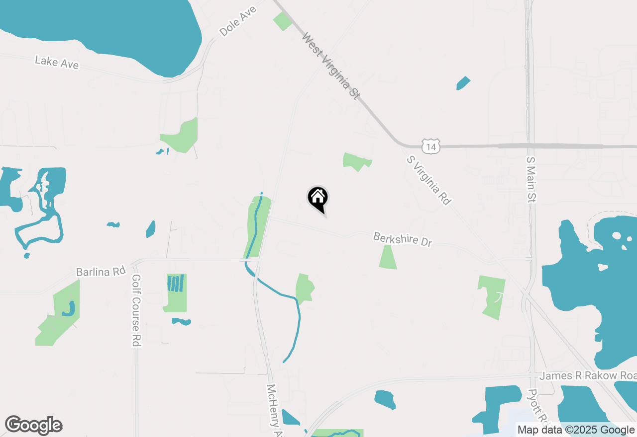 Map of 698 Sussex Lane, Crystal Lake, IL 60014