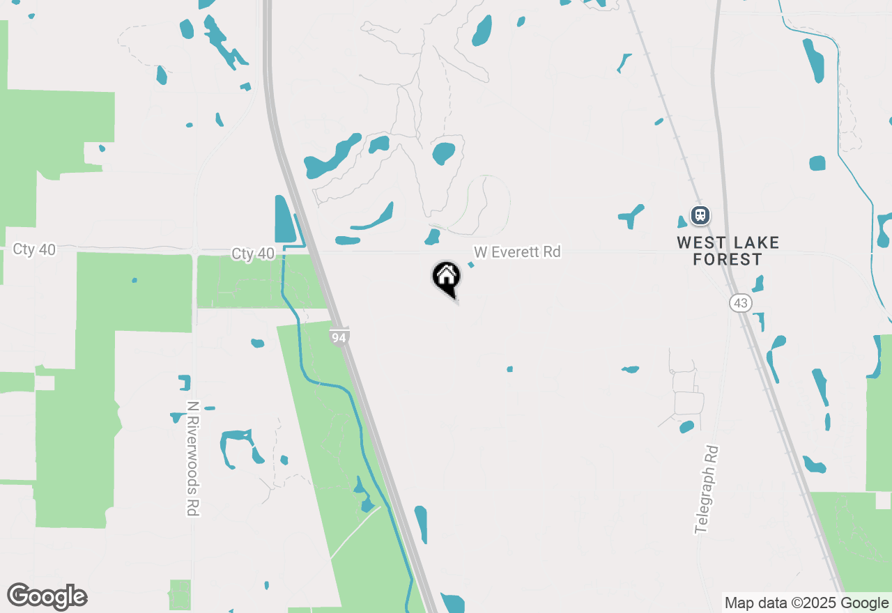 Map of 1765 Bowling Green Drive, Lake Forest, IL 60045