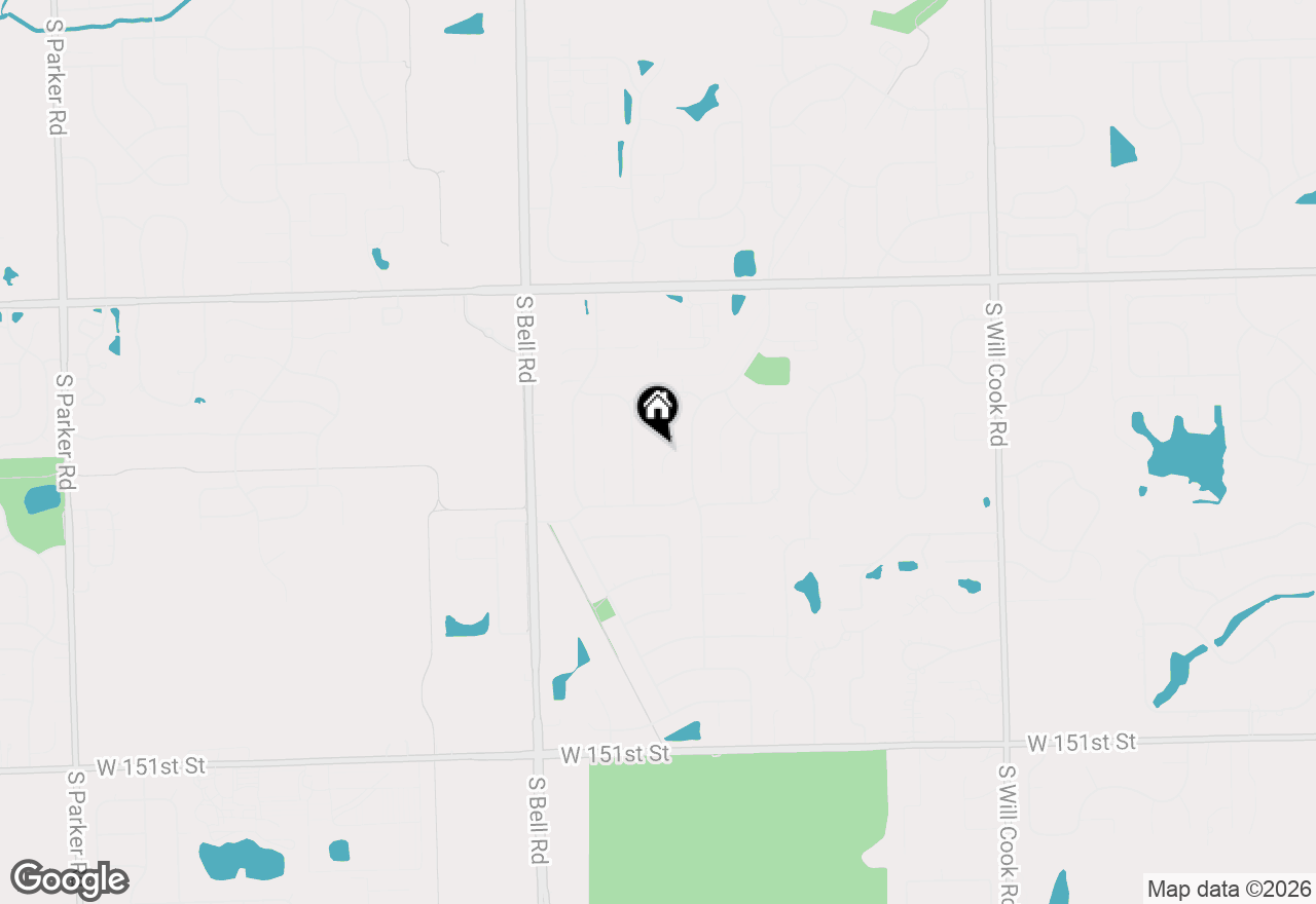 Map of 12548 W Morgan Court, Homer Glen, IL 60491