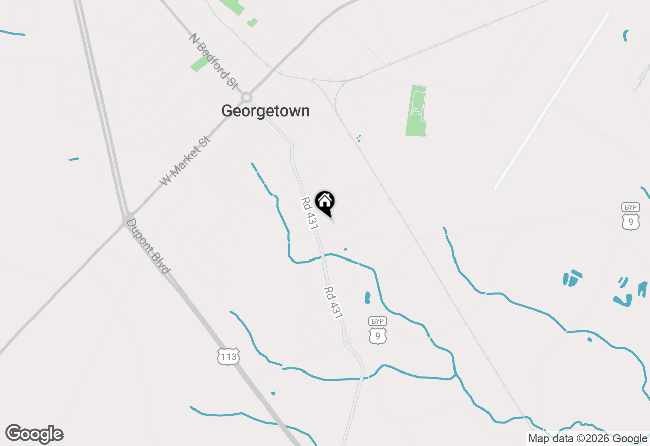 Map of 3 Meadow Run, Georgetown, DE 19947