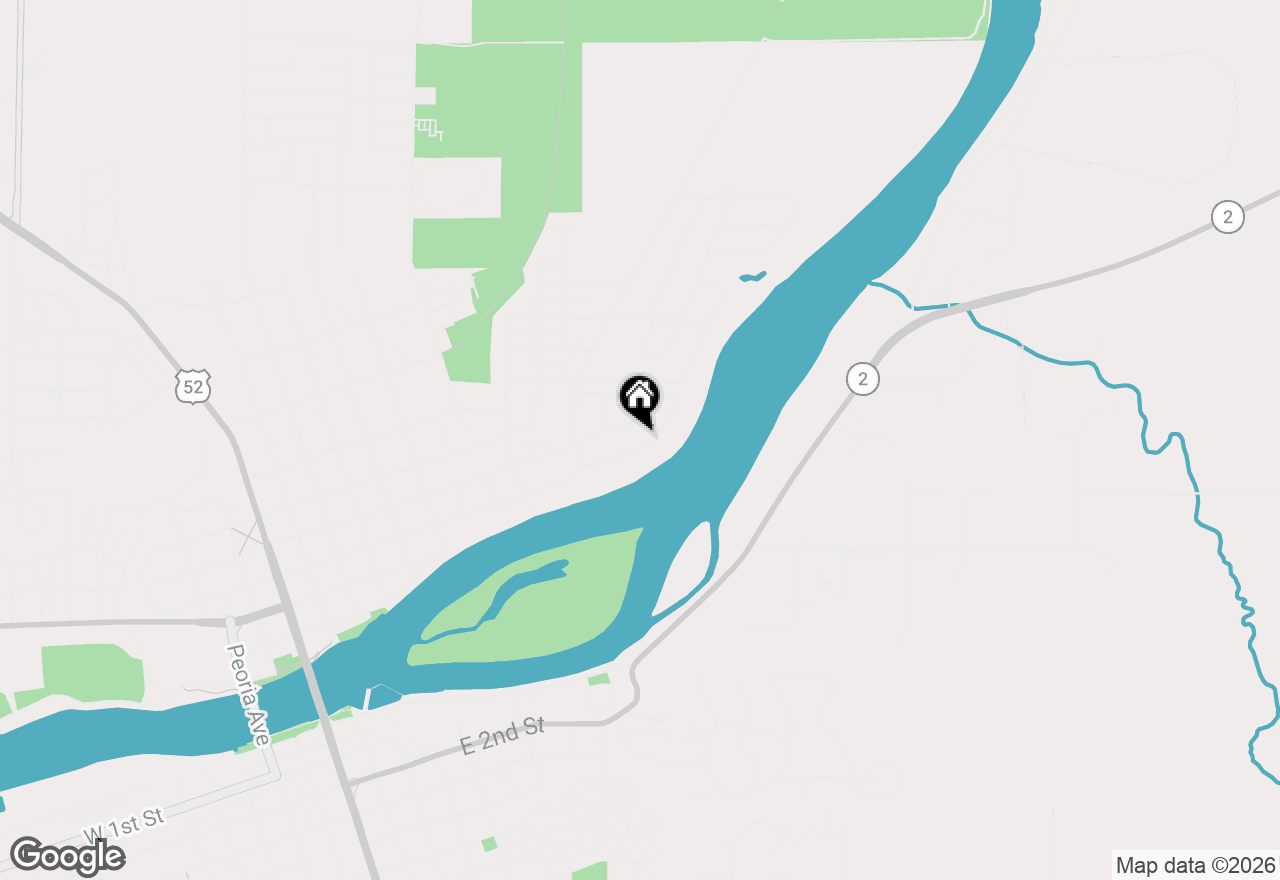 Map of 1225 Eustace Drive, Dixon, IL 61021