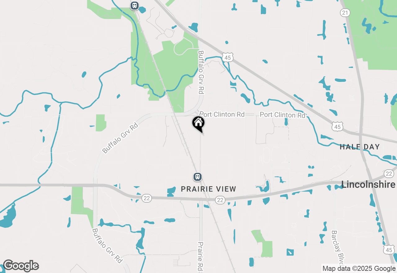 Map of 3025 Roslyn Lane E, Buffalo Grove, IL 60089