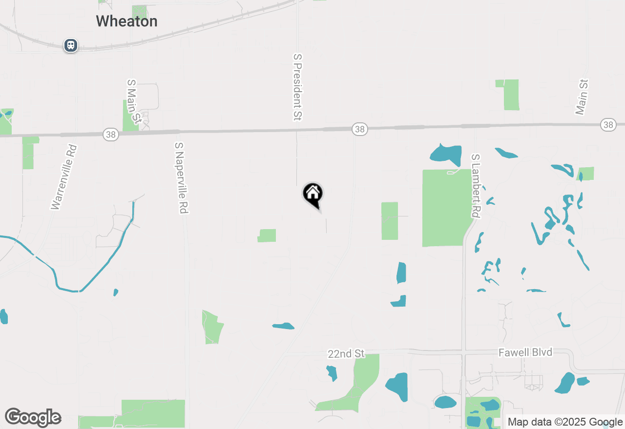 Map of 1103 Dawes Avenue, Wheaton, IL 60189