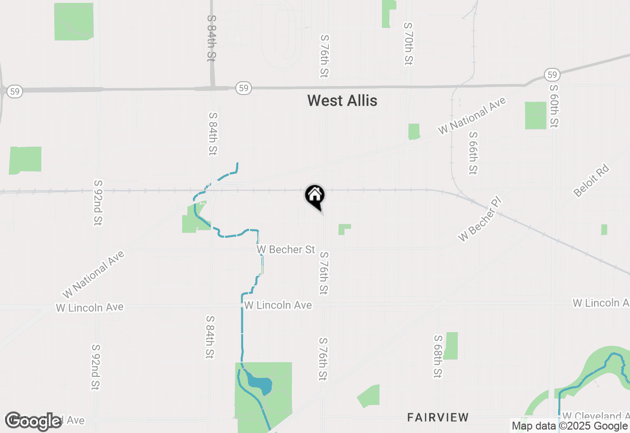 Map of 1974 S 77th St #1976, West Allis, WI 53219