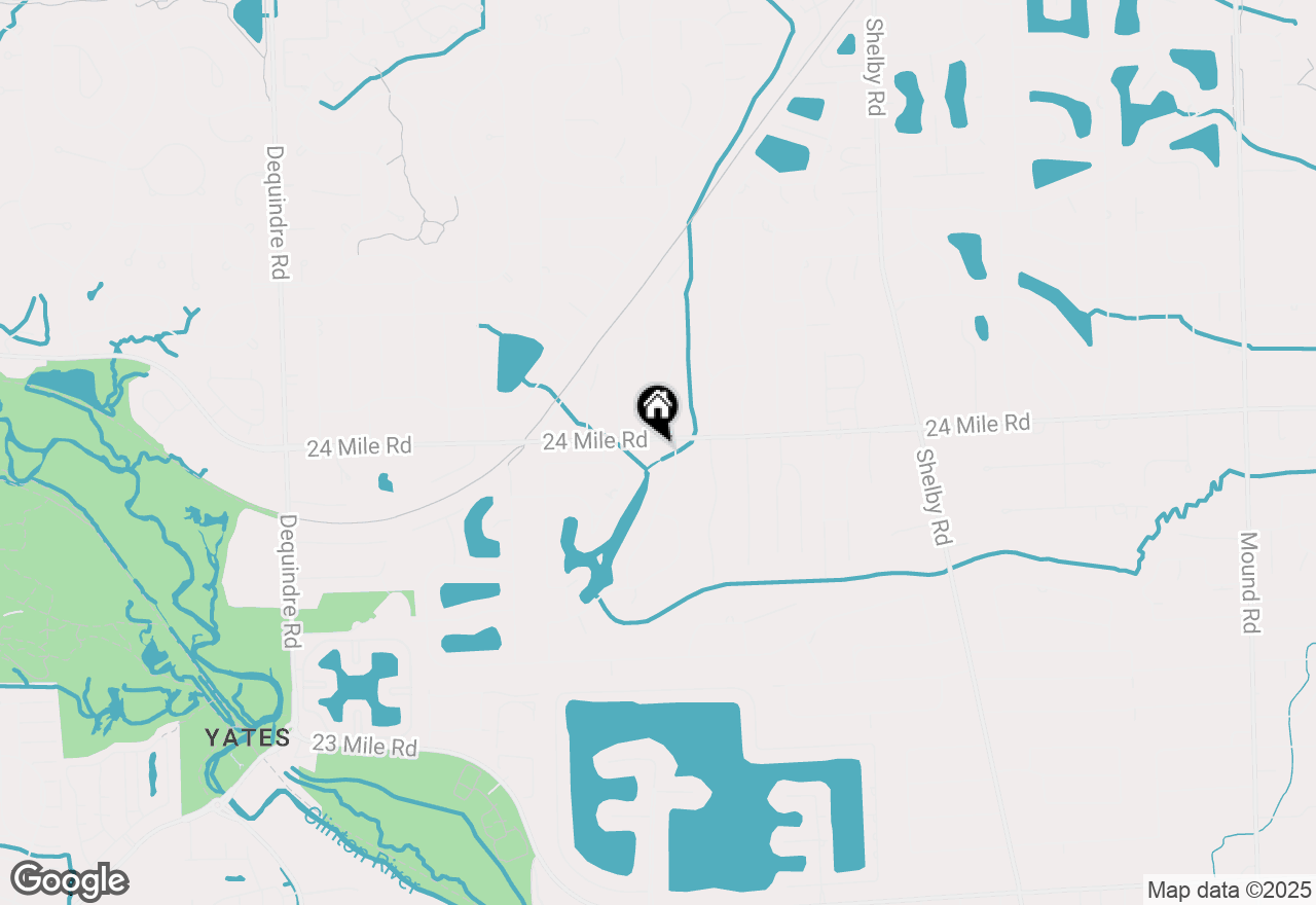 Map of 3410 24 Mile Road, Shelby Twp, MI 48316