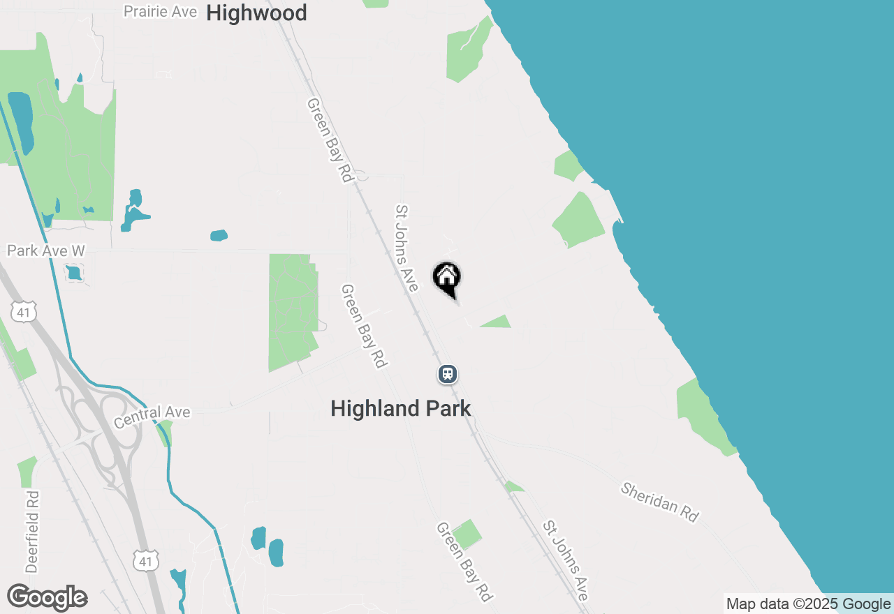 Map of 473 Central Avenue, Highland Park, IL 60035