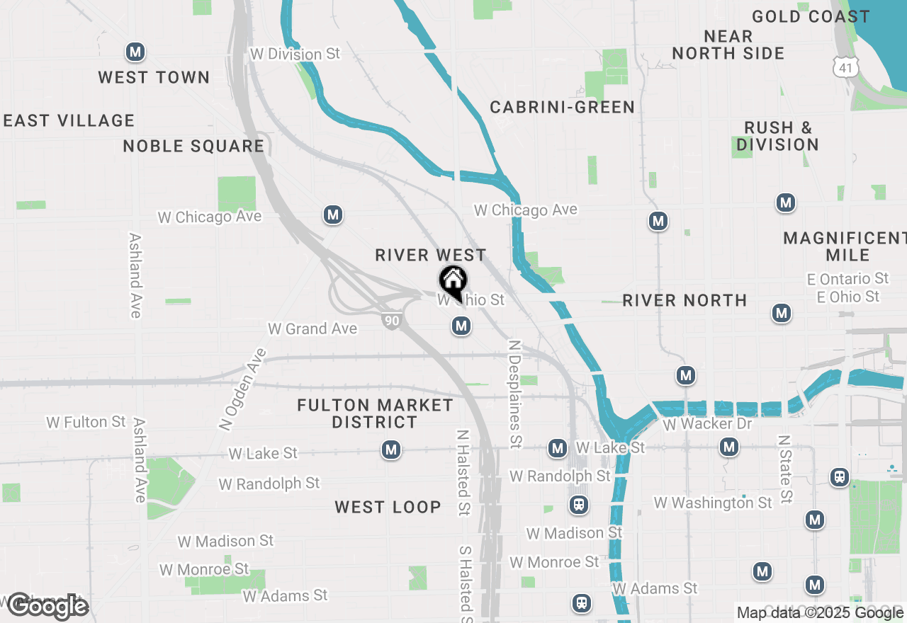 Map of 520 N Halsted Street #411, Chicago, IL 60642
