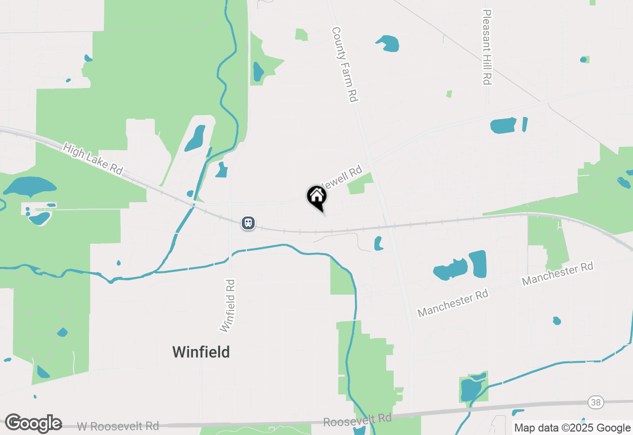 Map of 27W180 Cooley Avenue, Winfield, IL 60190