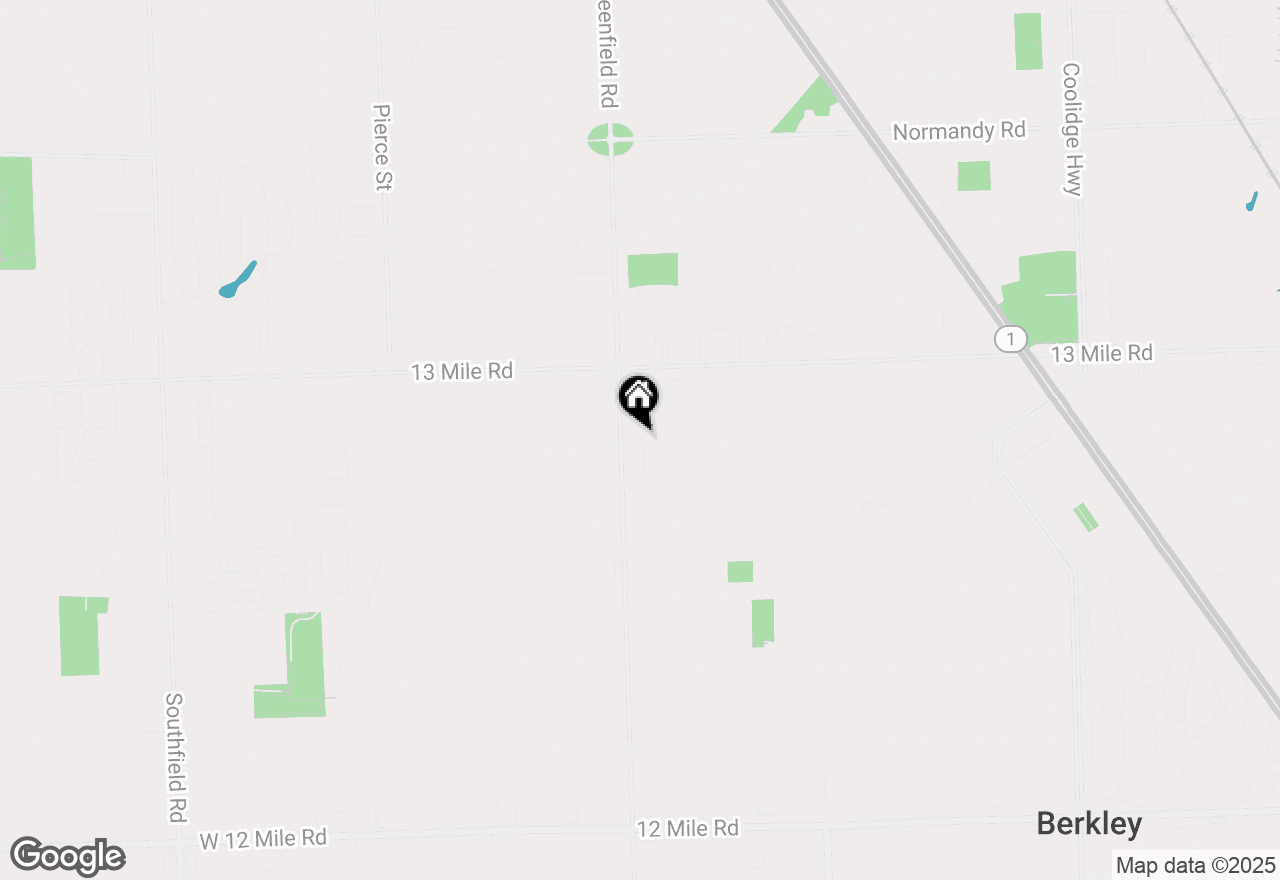 Map of 3307 Ellwood Avenue, Royal Oak, MI 48073