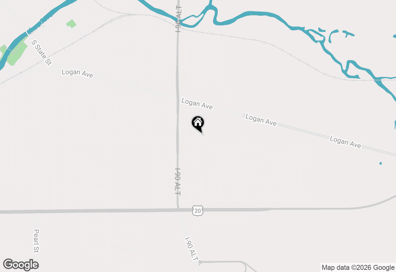 Map of 2043 Derby Lane #2043, Belvidere, IL 61008