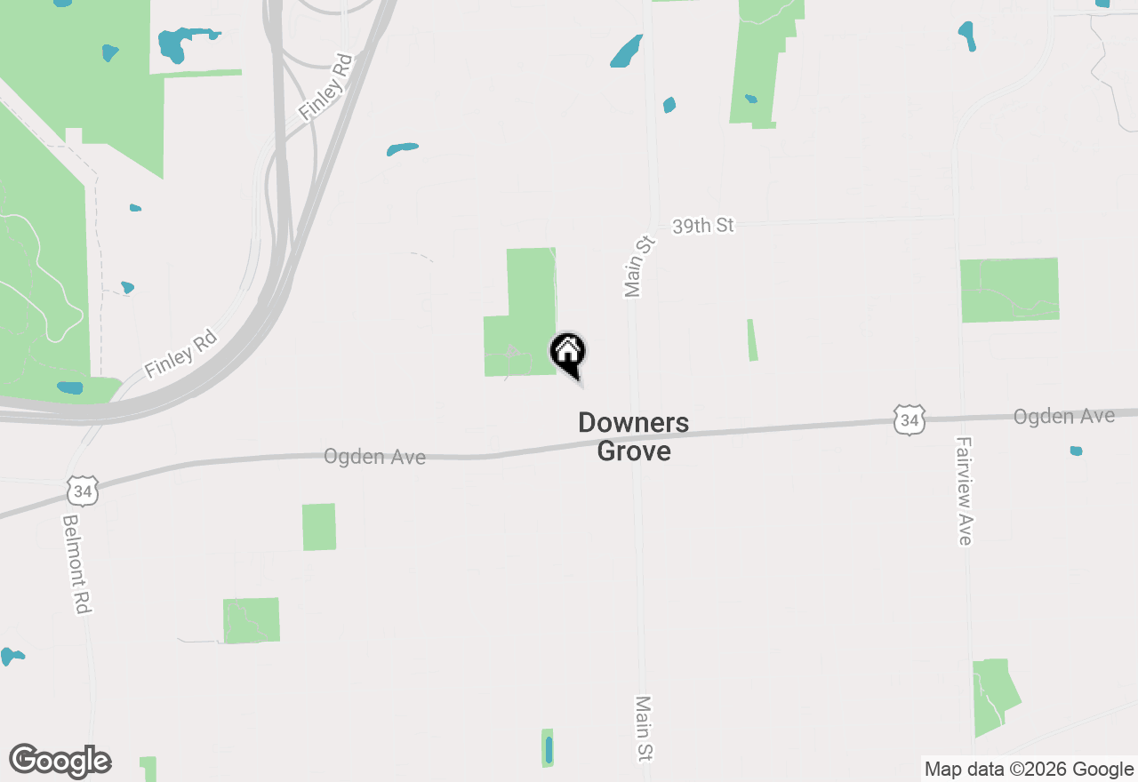 Map of 4221 Saratoga Avenue #410A, Downers Grove, IL 60515
