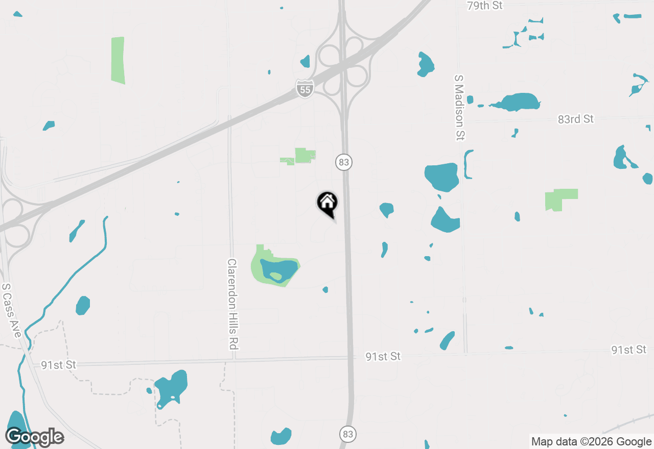 Map of 424 Village Road, Willowbrook, IL 60527