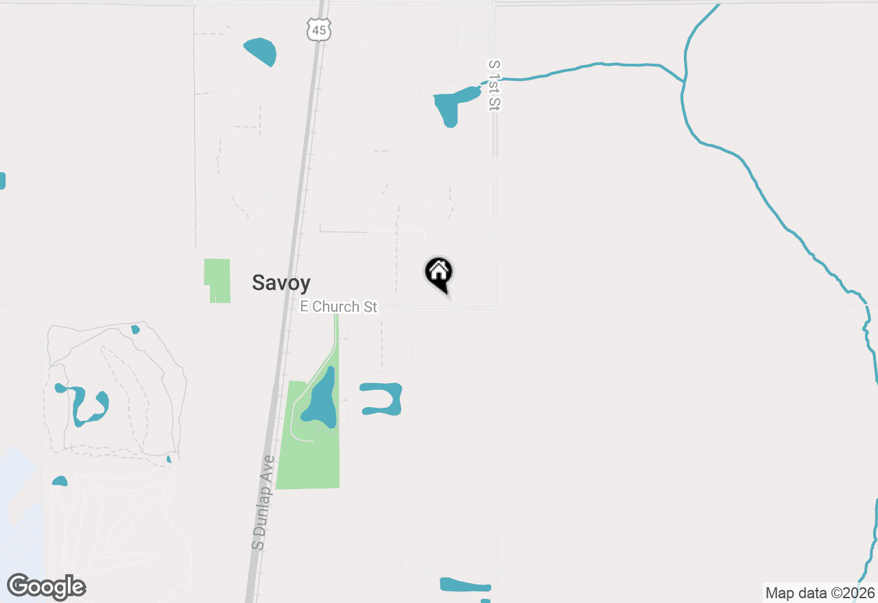 Map of 2 Parsley Drive, Savoy, IL 61874
