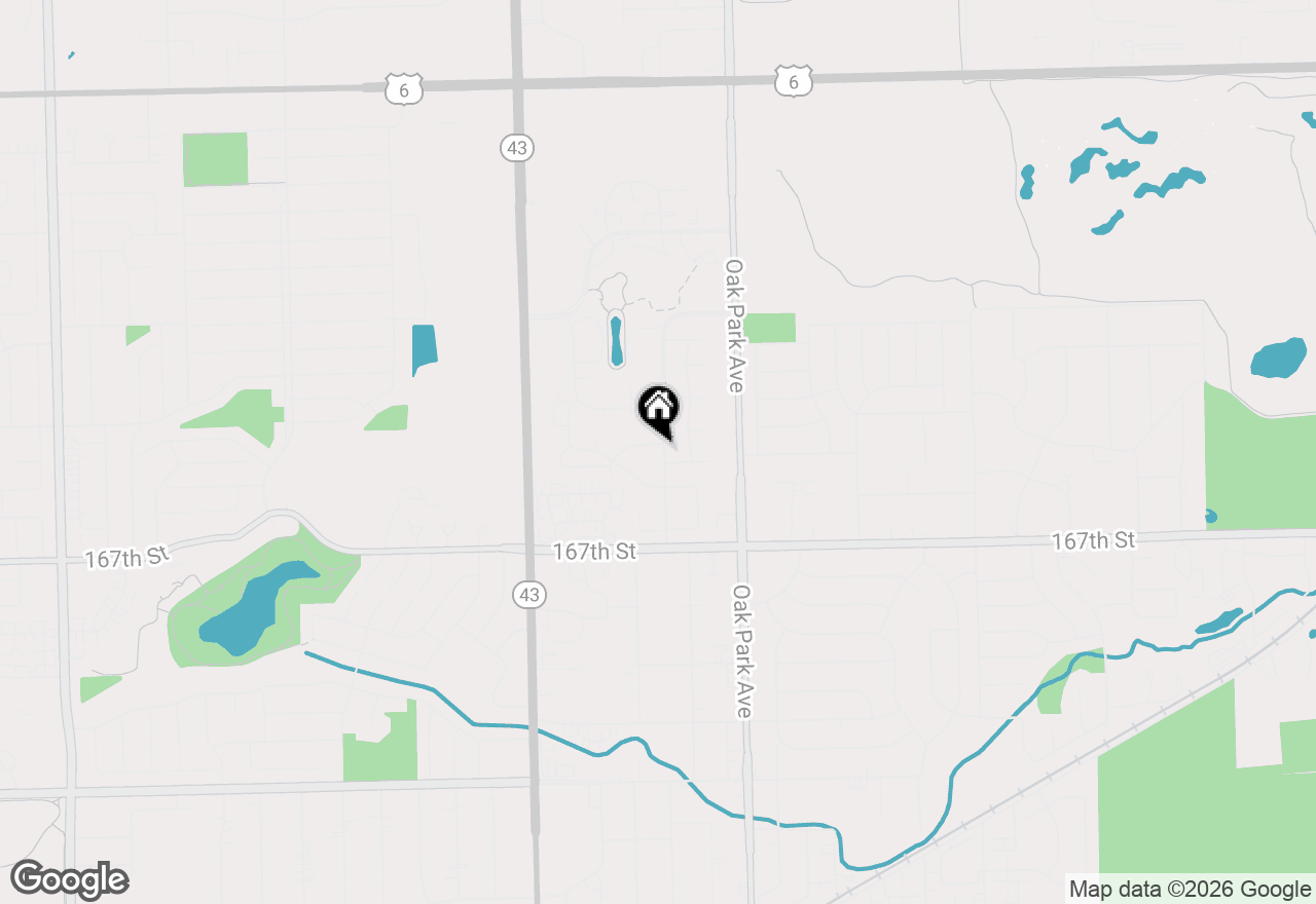 Map of 6931 Coachwood Trail, Tinley Park, IL 60477