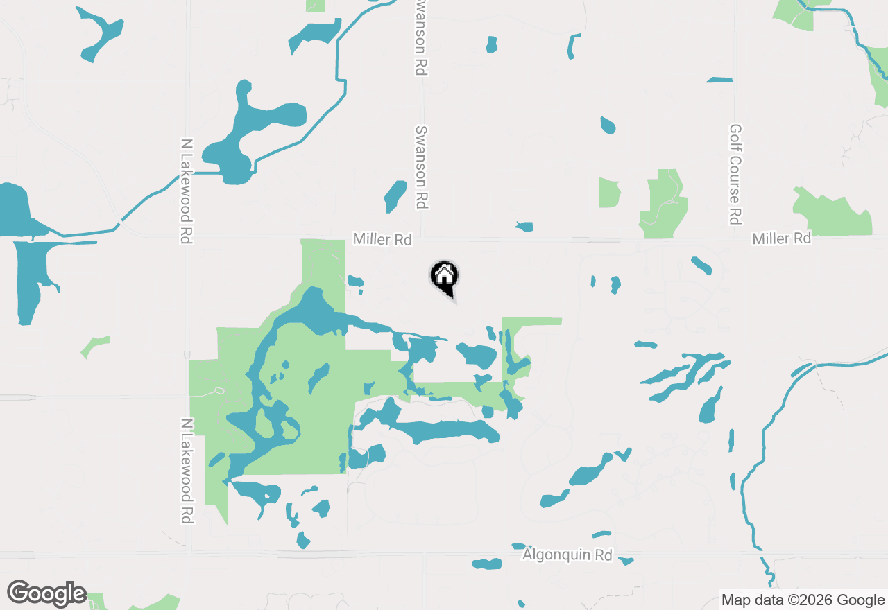 Map of 794 White Pine Circle, Lake In The Hills, IL 60156