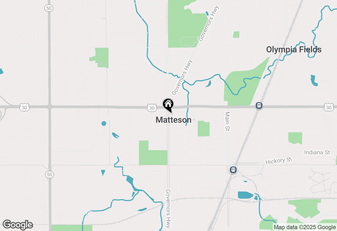 Map of 21141 Governors Highway, Matteson, IL 60443