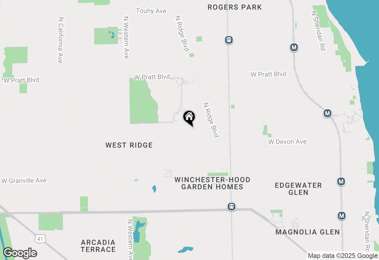 Map of 6447 N Seeley Avenue #2, Chicago, IL 60645