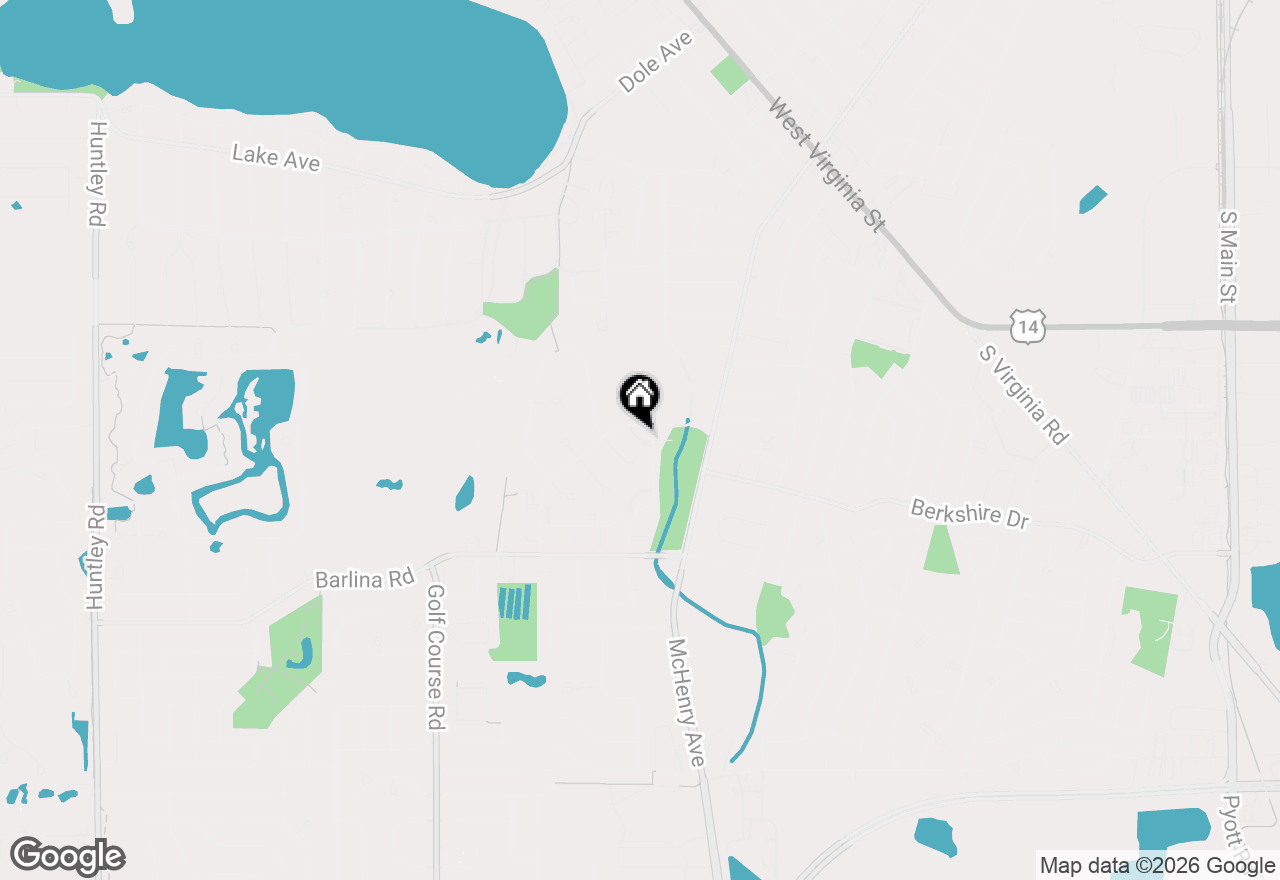 Map of 599 Saint Andrews Court, Crystal Lake, IL 60014