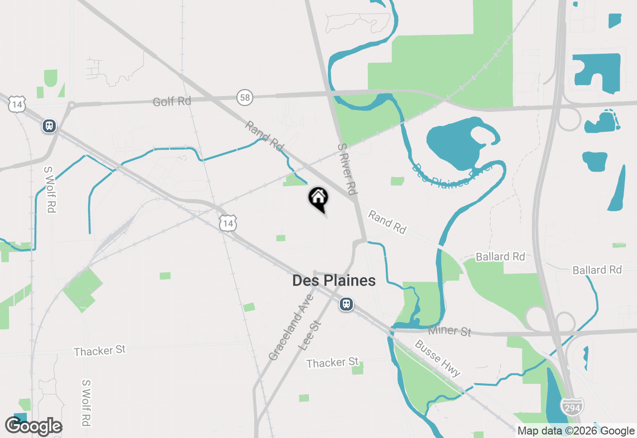 Map of 365 Graceland Avenue #205A, Des Plaines, IL 60016
