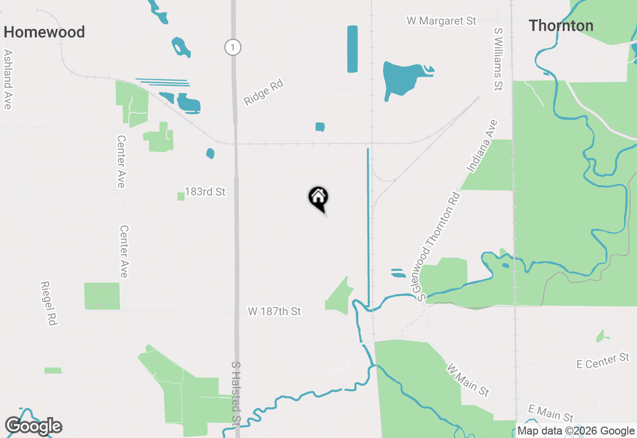 Map of (Address confidential), Glenwood, Illinois 60425