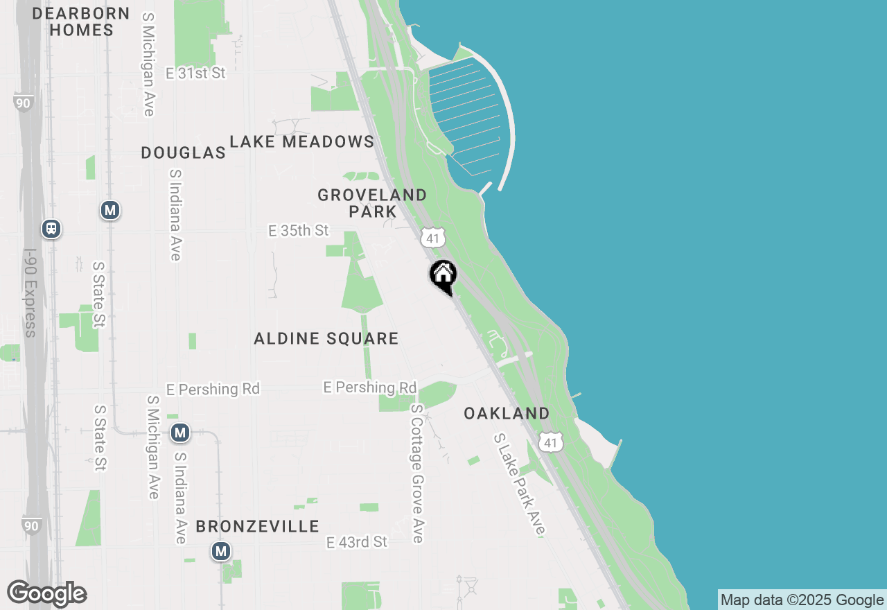 Map of 3735 S Lake Park Avenue #G, Chicago, IL 60653