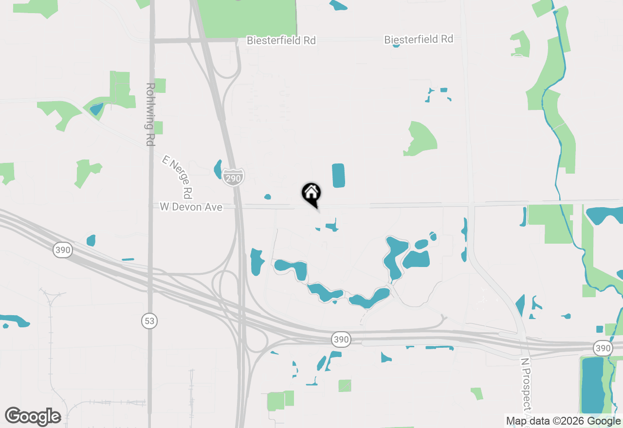 Map of 301 Bay Drive, Itasca, IL 60143