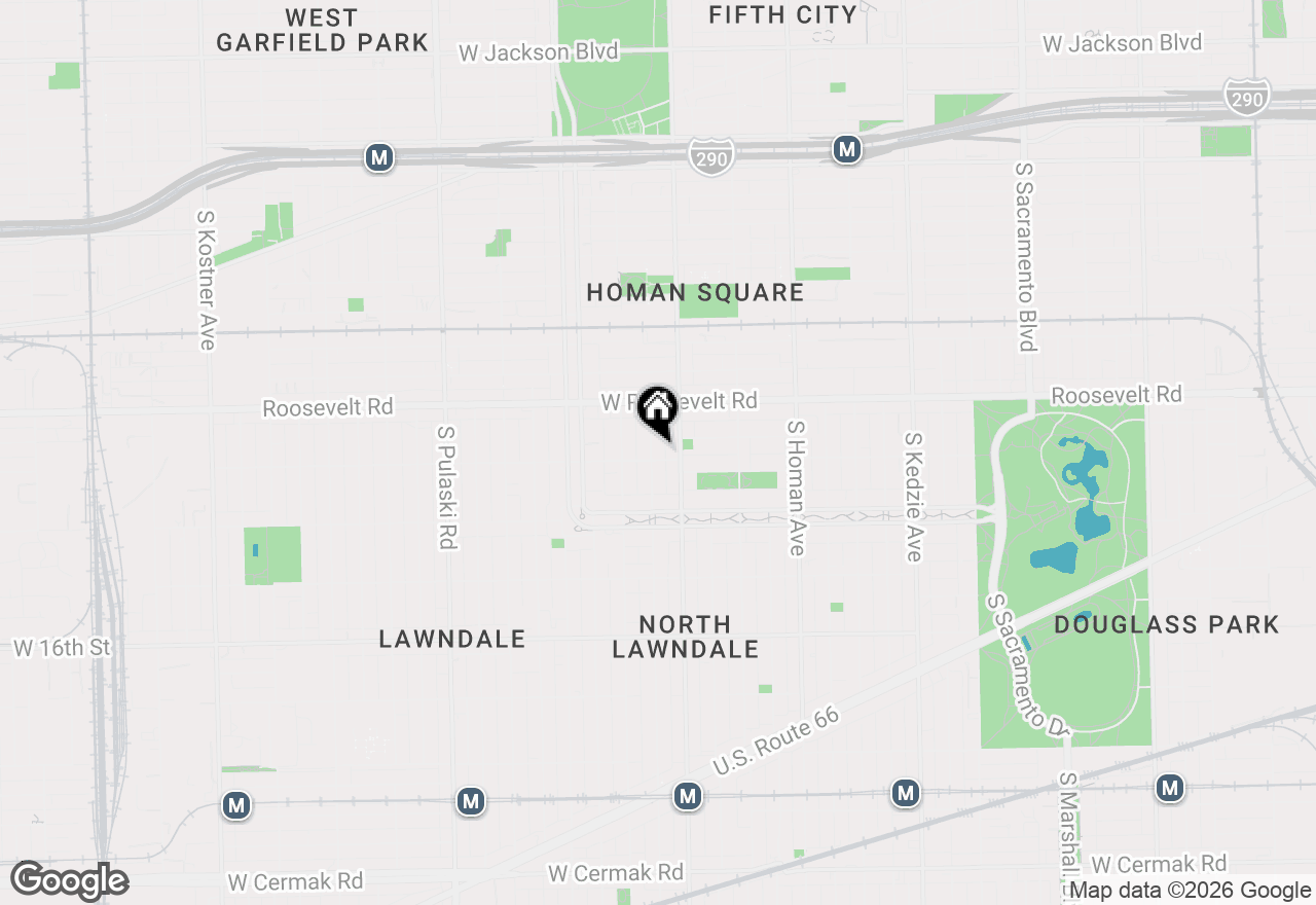 Map of 1253 S Millard Avenue, Chicago, IL 60623