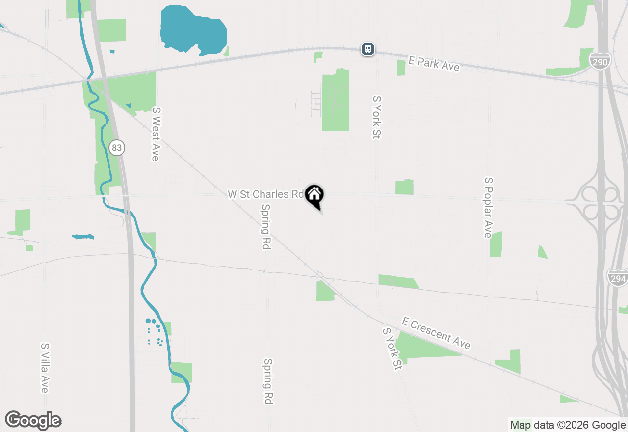 Map of 396 S Prospect Avenue, Elmhurst, IL 60126