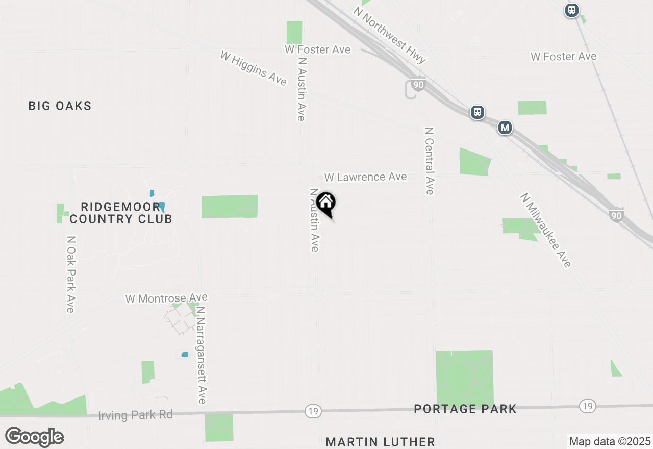 Map of 5937 W Eastwood Avenue, Chicago, IL 60630