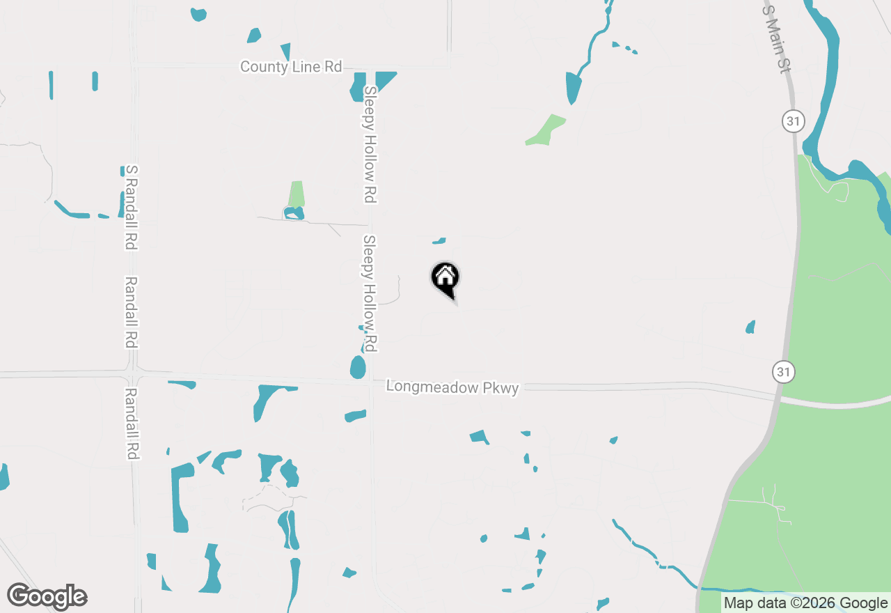 Map of 1530 Westbourne Parkway, Algonquin, IL 60102