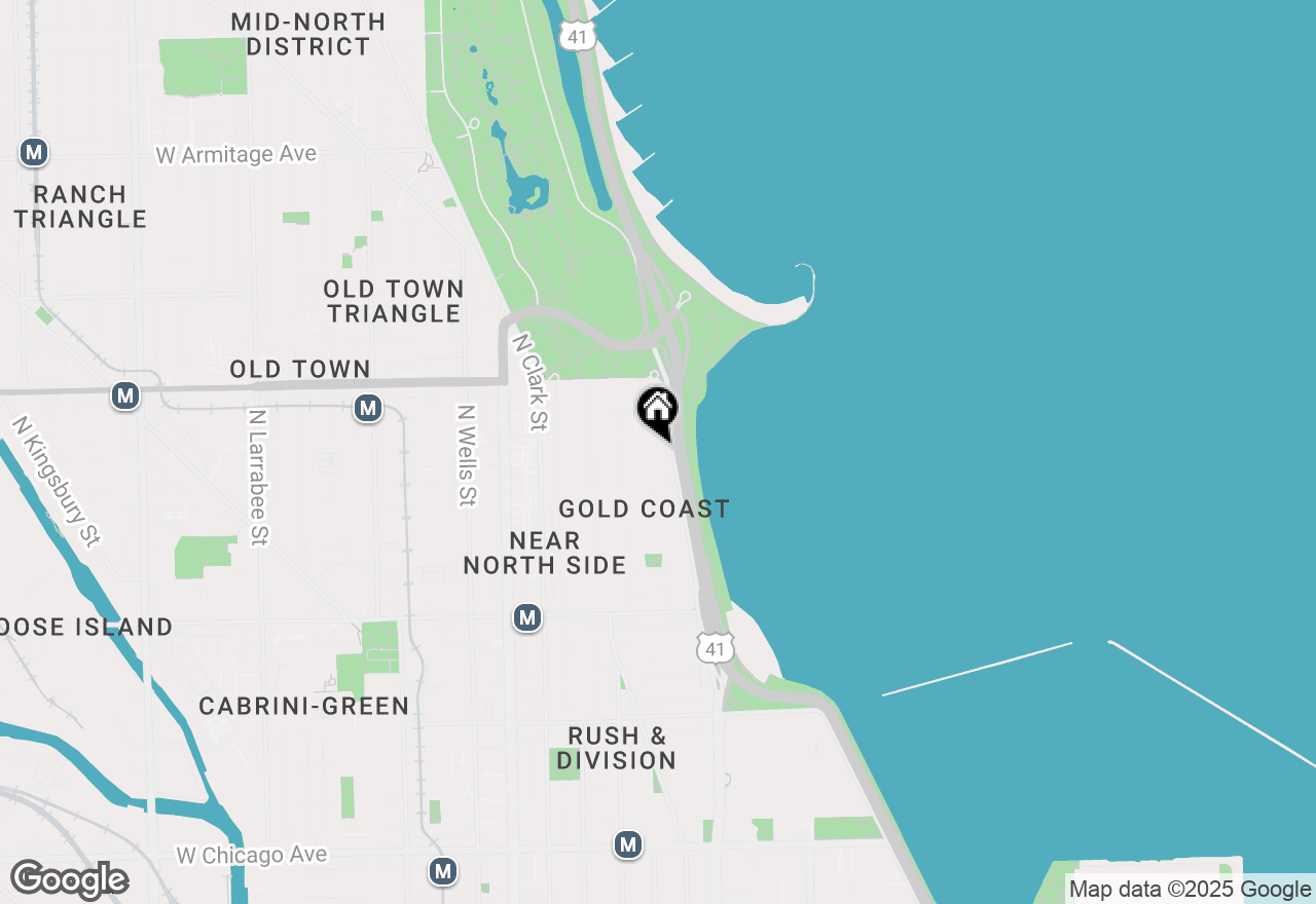 Map of 1440 N Lake Shore Drive #10EG, Chicago, IL 60610