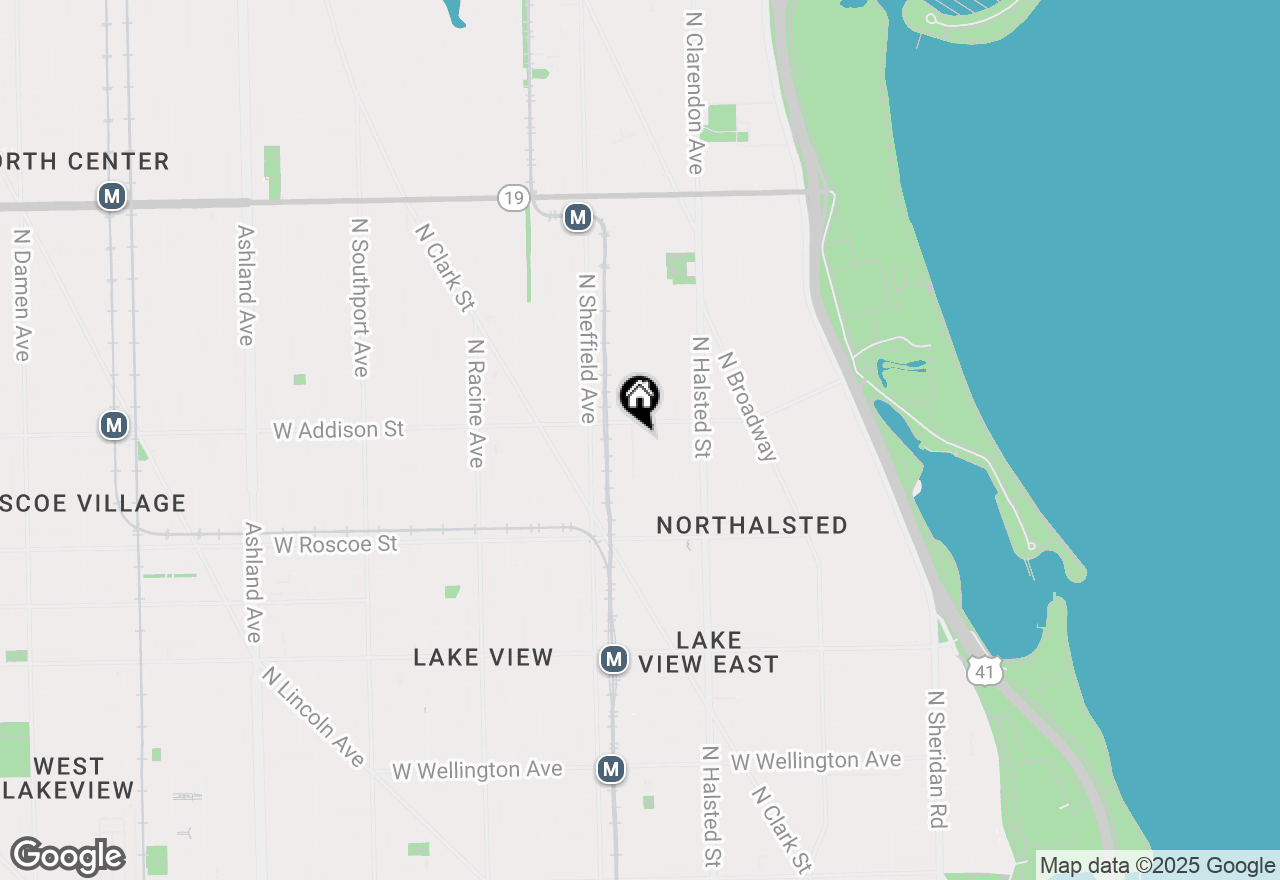 Map of 3542 N Fremont Street #2, Chicago, IL 60657