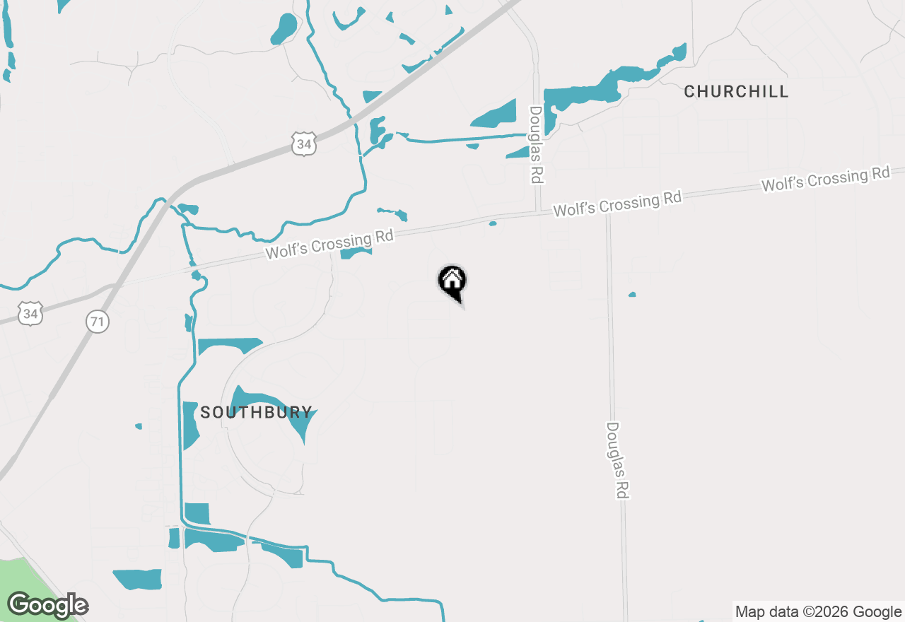 Map of 136 Piper Glen Avenue, Oswego, IL 60543