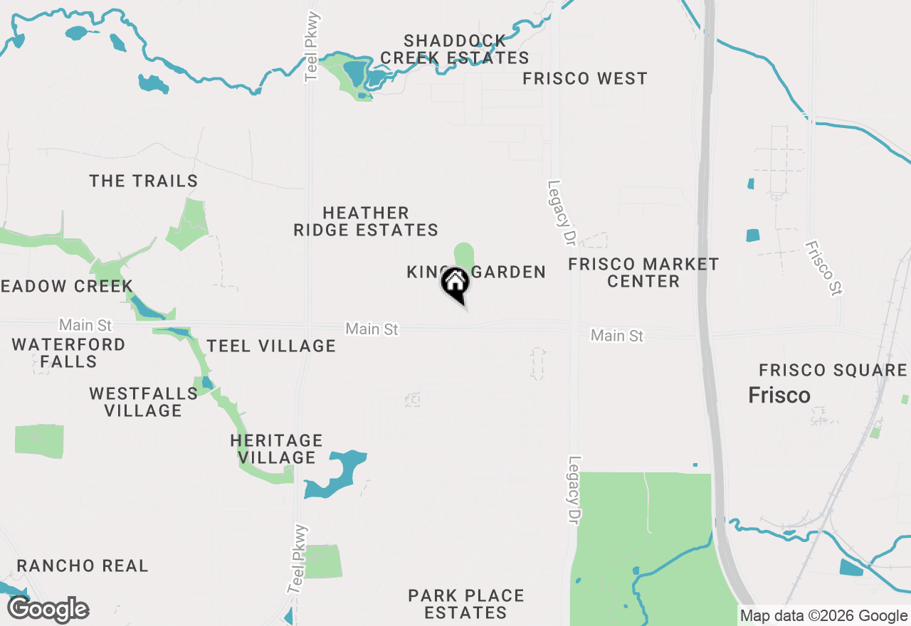 Map of 9131 Gaspard Court, Frisco, TX 75033