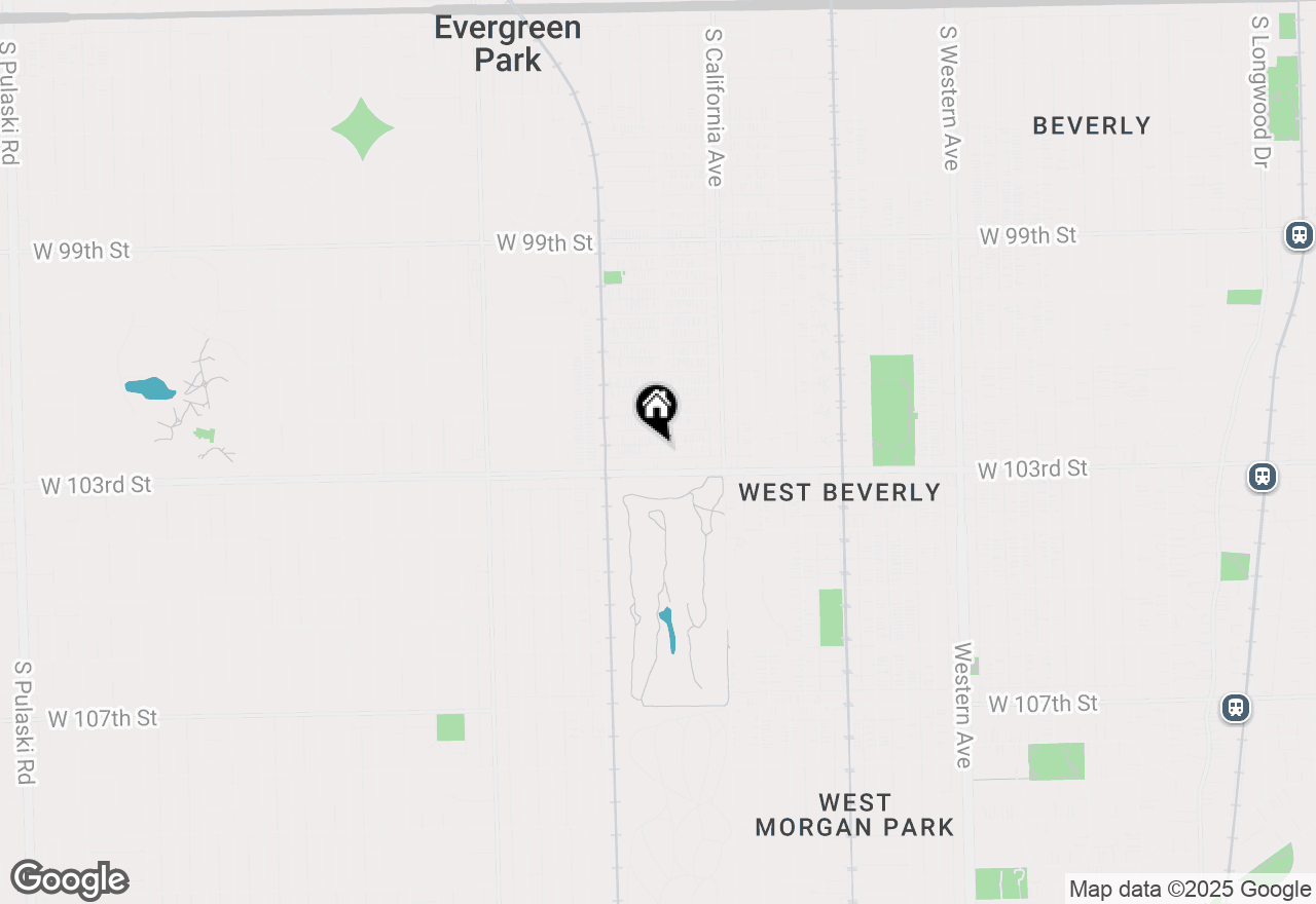 Map of 2905 W 102nd Place, Chicago, IL 60655