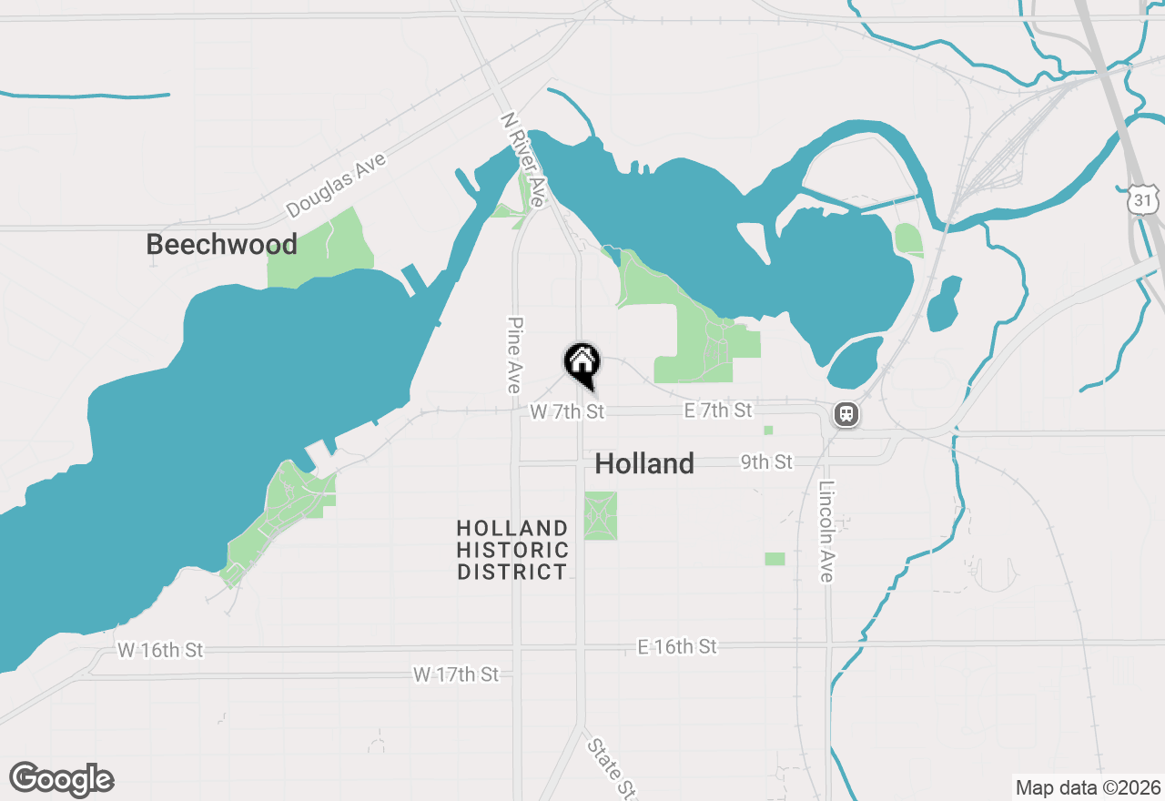 Map of 159 S River Avenue #303, Holland, MI 49423