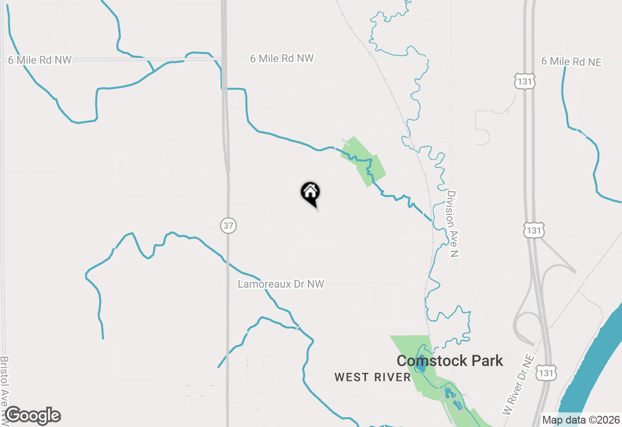Map of 4665 Westshire Drive Nw, Comstock Park, MI 49321