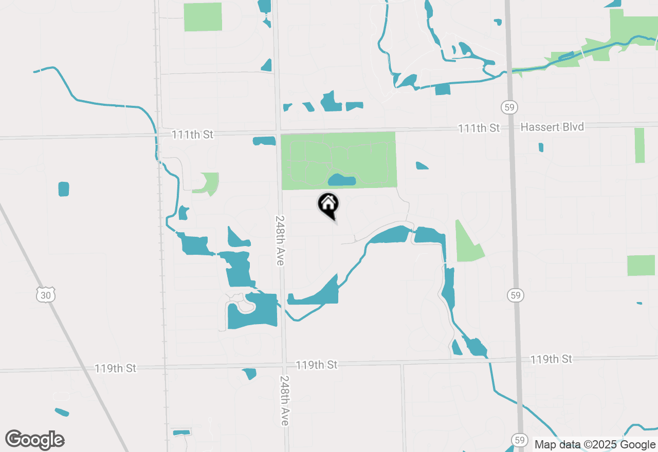 Map of 24625 Woodstock Drive, Plainfield, IL 60585