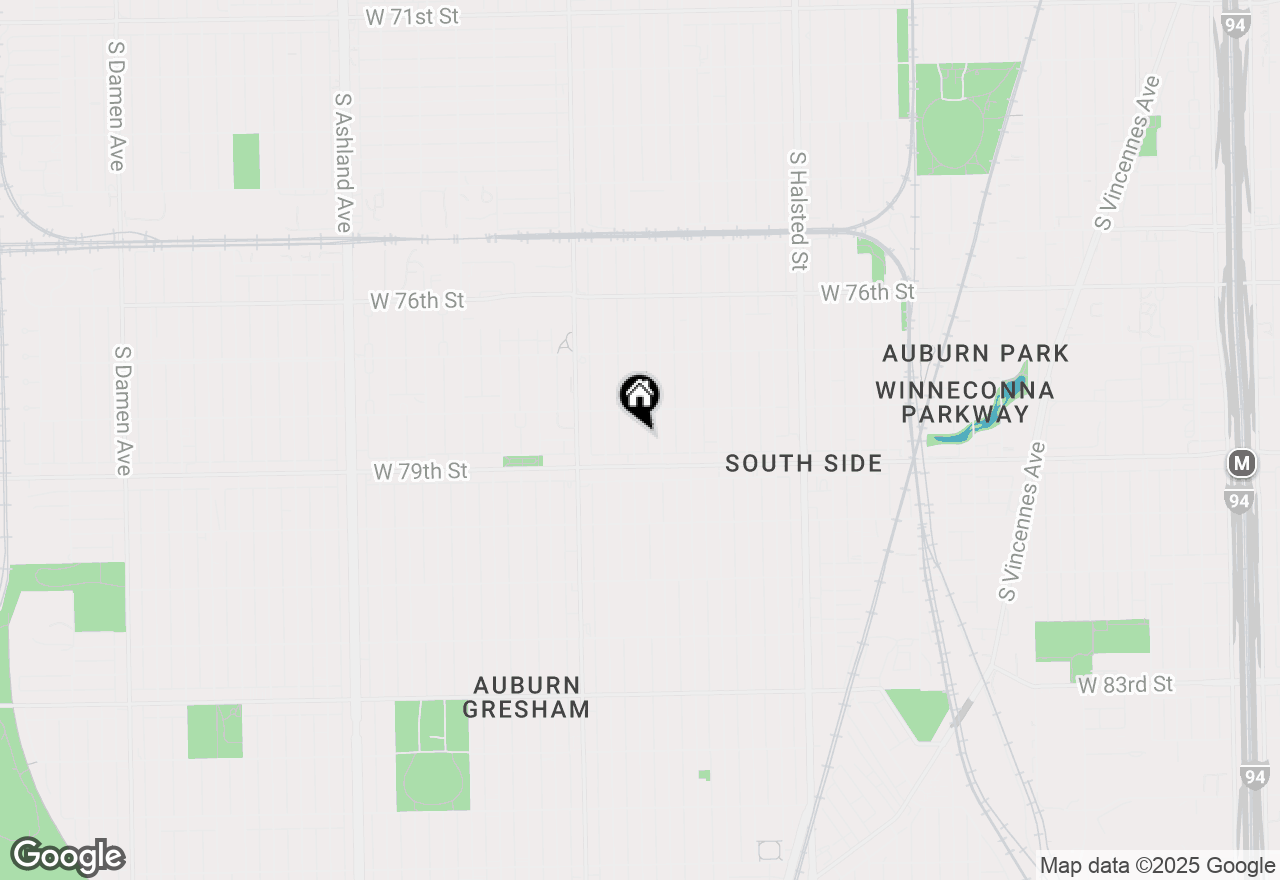 Map of 7831 S Aberdeen Street, Chicago, IL 60620