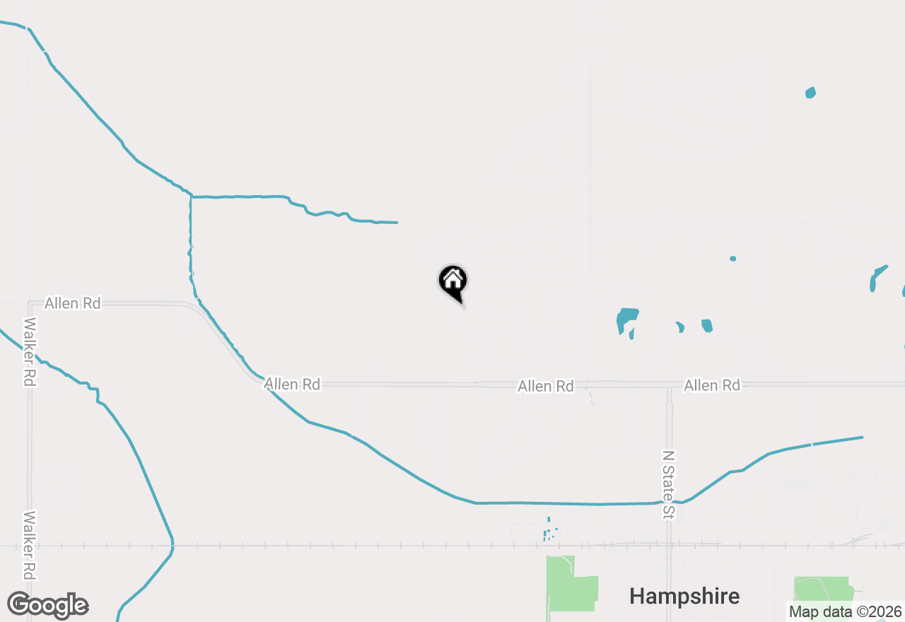 Map of 1059 Briar Glen Court, Hampshire, IL 60140