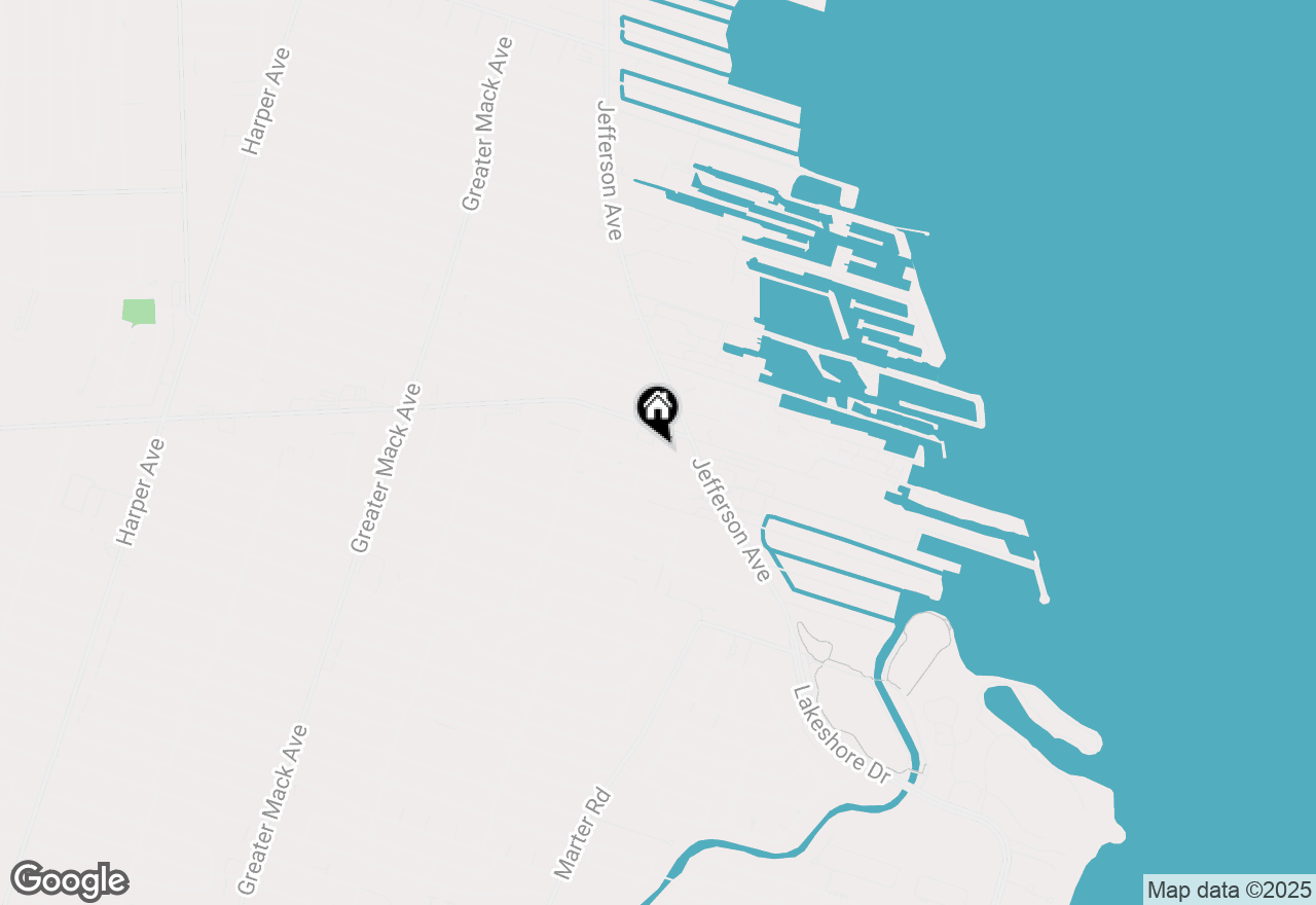 Map of 22951 Pleasant Drive, St Clair Shores, MI 48080
