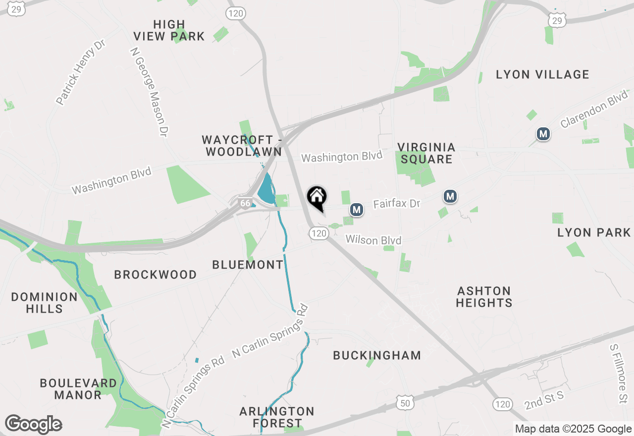 Map of 851 N Glebe Road #205, Arlington, VA 22203