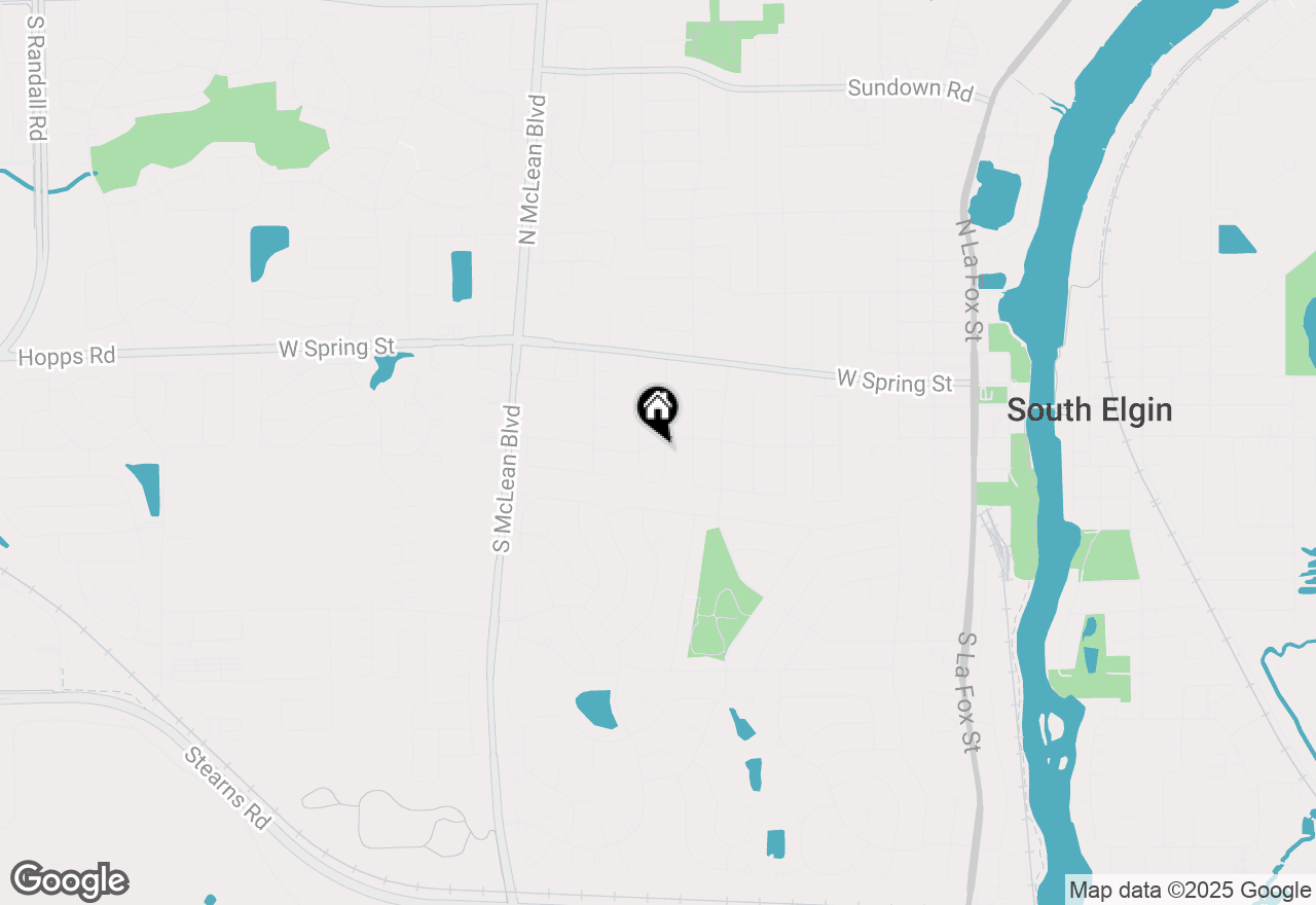 Map of 140 E Lynn Street, South Elgin, IL 60177