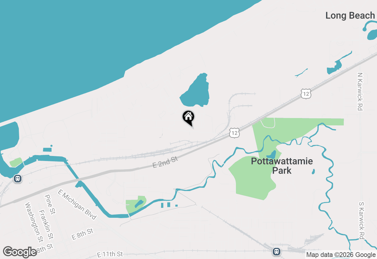 Map of 217 Loran Road, Michigan City, IN 46360