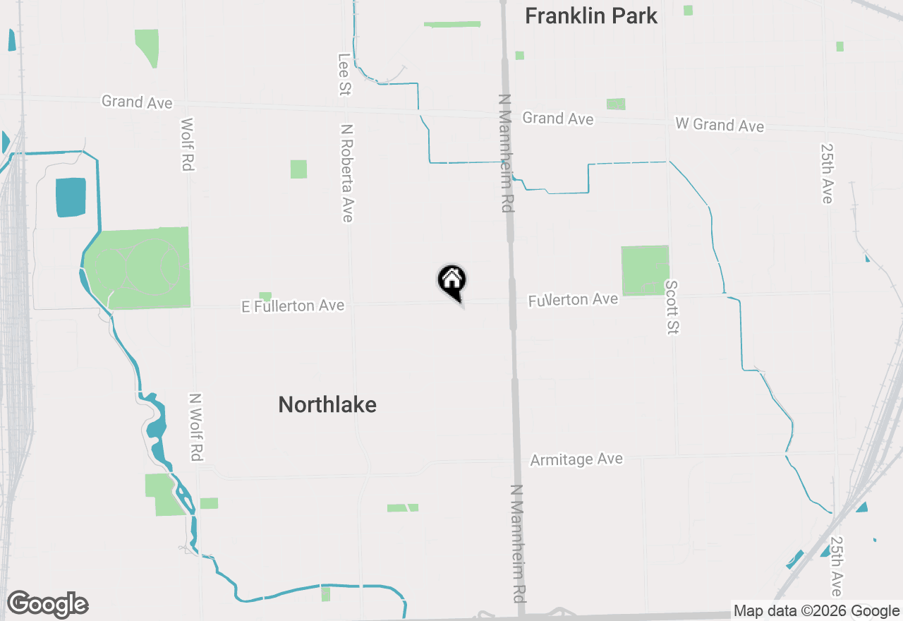 Map of 10510 W Fullerton Avenue, Melrose Park, IL 60164