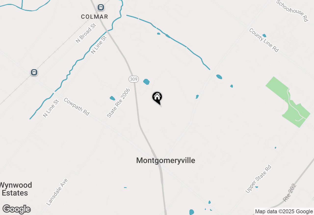 Map of 316 Country Club Drive, Lansdale, PA 19446