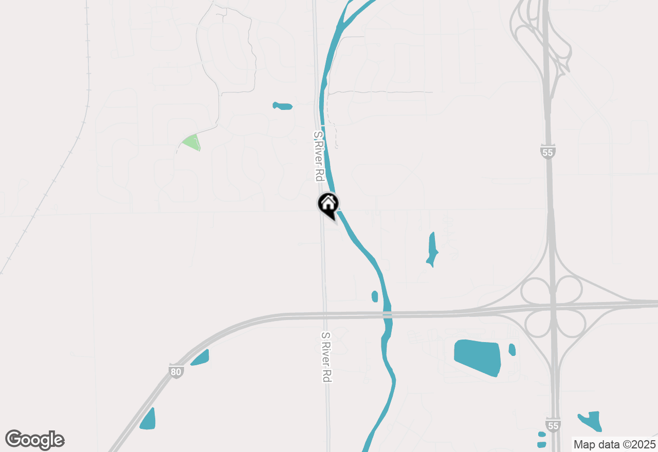 Map of 21541 S River Road, Shorewood, IL 60404